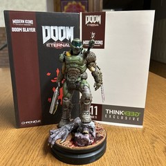 ThinkGeek Exclusive Modern Icons Doom Eternal Statue #11 Think Geek Slayer READ