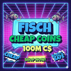 FISCH 100,000,000 C$ Coins 100M CHEAP VIA INGAME TRADE