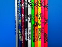 Set of (10) 1982 Atari Pencils Haunted House Asteroids Warlord Centipede ++