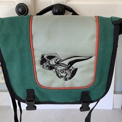 Legend of Zelda Video Game Messenger Bag Wii Nintendo Authorized Brand 2007 EUC!