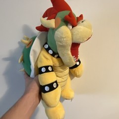 Bowser Super Mario Bros. Soft Plush Stuffed Doll Toy, Bowser Plush Model