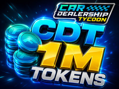 Car Dealership Tycoon | CDT | 1M Trading Tokens | Cheap & Fast Delivery