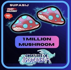 Mushrooms 1M – Creatures Of Sonaria COS 🔥Fast ONLINE🟢 And Cheap ⚡️Not Dupe
