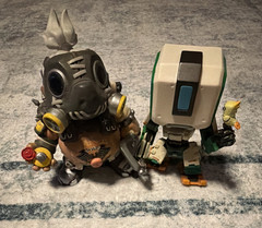 Funko Pop! Blizzard Original Overwatch Roadhog & Bastion Lot of 2 Loose No Box!