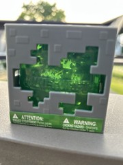 Minecraft Jelly Cube set of 3 Needoh Fidget Squishy Green Purple Yellow Squish