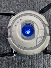 Portal 2 Wheatley LED Flashlight Keychain By ThinkGeek Missing Hook