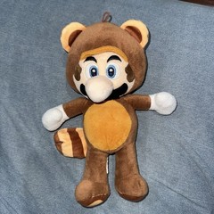 Mario 3D Land 8 Inch Mario Tanuki Plush 2013 VGC