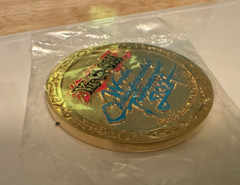 Yu-Gi-Oh! 2004 Toys R Us Tournament Prize Golden Coin ~ Promo Item ~ RARE