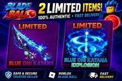 ⚔️ ROBLOX Blade Bal Blue Oni Katana | Sword and Explosion | Fast and Cheap