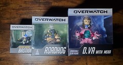 Overwatch Blizzard – Cute But Deadly Lot – Roadhog Bastion D.Va Figures