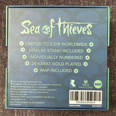 Sea of Thieves Reaper’s Mark Medallion Limited Edition 24K Gold-Plated With Map