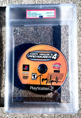 TONY HAWK SIGNED PS2 Video Game PSA Auto Slabbed GEM MINT 10 GRADE Pro Skater 4