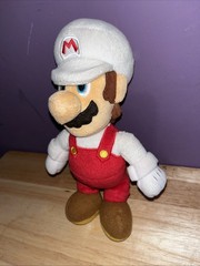 Nintendo Super Mario Brothers All Stars Fire Mario Plush Stuffed Figure Toy