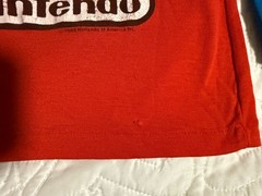 Vintage 1989 Nintendo Super Mario Bros Wormser Pajama Shirt USA Made Youth 10