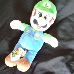 Luigi Super Mario Bros. Plush Doll, Washable Luigi Plush Model
