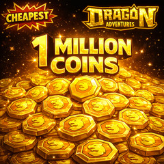 1M to 100M Million Coins Dragon Adventures | DA | CHEAPEST | FAST DELIVERY