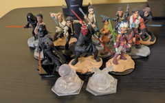 Disney Infinity 3.0 Star Wars Figure Lot of 12 + 2 Playset Crystals