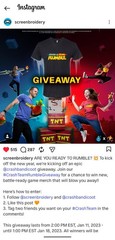 Screenbroidery Crash Team Rumble Promo Giveaway With Large Shirt