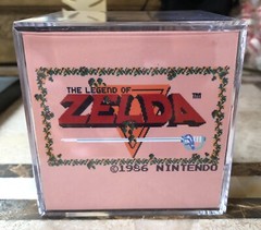 The Legend Of Zelda 3D Cube Handmade Diorama – Shadowbox – Nintendo NES – Fanart