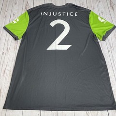 Injustice 2 Batman Jersey T Shirt GameStop Exclusive Mens XL DC Green Black