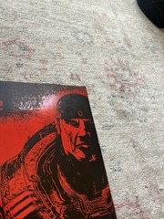Gears of War 2 Xbox 360 Promo Launch Poster 22″x28″ 2008 Microsoft Rare XB360
