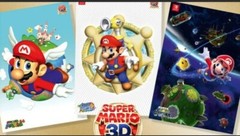Super Mario 3D All-Stars Posters My Nintendo Rewards 35th Anniversary set of 3