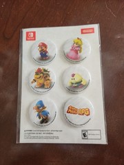Super Mario RPG – 6 Button Pins Set Gamestop Exclusive Pre Order Bonus