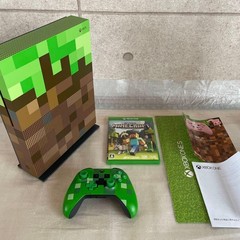 Microsoft Xbox One S 1TB Minecraft Limited Edition Console Creeper Controller JP