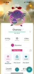 Shiny Dynamax Chansey – MlNl P T C – Read Description
