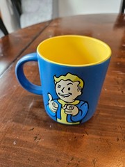Fallout Charisma Blue Coffee Mug – 16oz – Just Funky