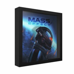 Mass Effect – 3D Shadow Box Frame (9″ x 9″) Gaming Art