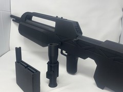 Halo 3 BR55 Battle Rifle Lifesize Plastic Toy Prop for Cosplay or Display