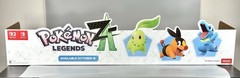 Pokemon Legends Z-A Case Topper 4ft Display Header Sign Nintendo Switch ZA Rare