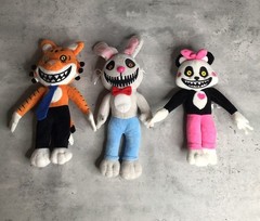 Horror Game Mr. Hopp’s Playhouse Mr Hopp Mr Stripes And Miss Panda Plush Bundle