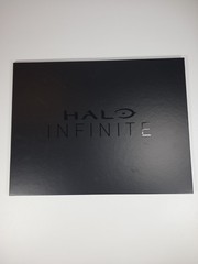 Lanyards, patches, UNSC Wallet and Art From Halo Infinite Collectors Edition Lot