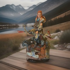 Horizon Zero Dawn Collector’s Edition 9″ Statue Huntress Aloy Figure Only