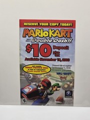 2003 Mario Kart Double Dash Walmart Preorder Promo Flyer GameCube Rare