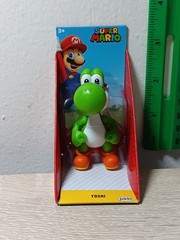 *FREE SHIP* 2.5″ GREEN YOSHI Super Mario Figure World of Nintendo Jakks
