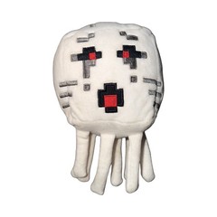 Minecraft Ghast Plush Toy JINX Mojang Official White Stuffed Figure
