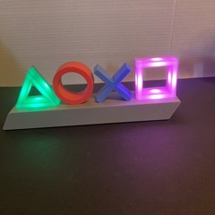 Sony PlayStation LED Gaming Light-Up Sign Controller Icons, 3 Modes, Paladone