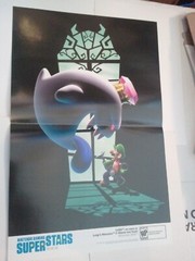 Luigi’s Mansion 2 Poster Luigi v Ghost Nintendo 3DS Dark Moon Movie Mario Galaxy