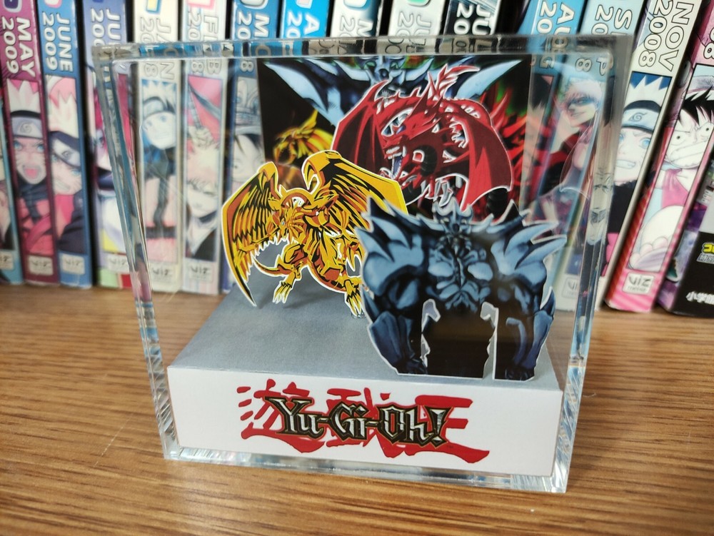 Egyptian Gods Yugioh Handmade Diorama – Gameboy / Retro Gaming Cube – Fanart