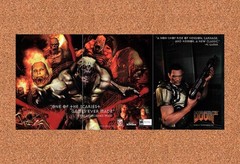 Doom 3 PC Original 2004 2-Part Foldout Poster vi1
