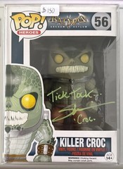Funko Pop! Batman Arkham Asylum Killer Croc #56 Signed By Steve Blum Voice Actor