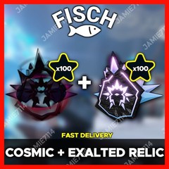 FISCH 🐟 Cosmic Relic x100 & Exalted Relic x100‼️CHEAP & FAST SERVICE ‼️