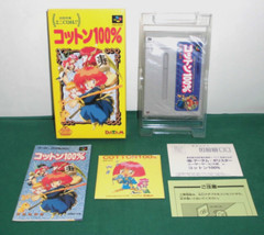 SNES — Cotton 100% — NEW!! Super Famicom. JAPAN Game. Popular Shooter. 14094