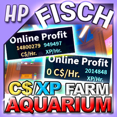 🐟 ALL *AQUARIUM FARMING* FISCH ▶️ [Coins C$ • Experience XP] FAST DELIVERY⚡