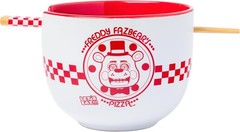 Five Nights at Freddy’s Freddy Fazbear Pizza Box Ceramic Ramen Noodle Rice Bo…