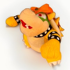 2010 Nintendo Super Mario Bowser Plush 10” Hudson Soft Banpresto Stuffed Toy