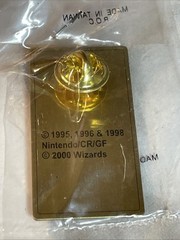 Pokémon League Kanto Gym Badge Pin Sealed WOTC Nintendo 1999 Cascade HS38